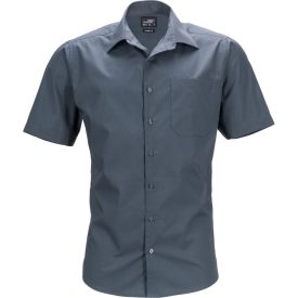 James & Nicholson Men's Business Popline Shirt shortsleeve