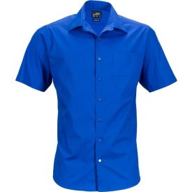 James & Nicholson Men's Business Popline Shirt shortsleeve