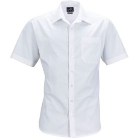 James & Nicholson Men's Business Popline Shirt shortsleeve