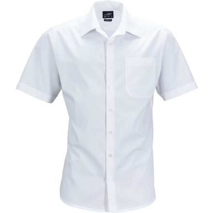 James & Nicholson Men's Business Popline Shirt shortsleeve