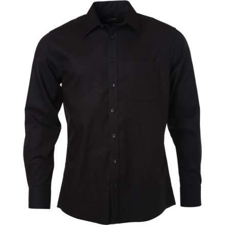 James & Nicholson Micro-Twill Shirt longsleeve