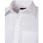 James&Nicholson hosszú ujjú ing Micro-Twill 120 fehér