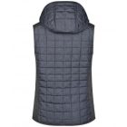 James & Nicholson Ladies Knitted Hybrid Vest