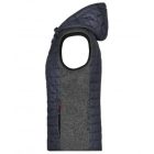 James & Nicholson Ladies Knitted Hybrid Vest