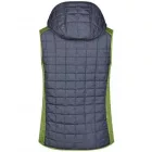 James & Nicholson Ladies Knitted Hybrid Vest
