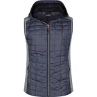 James & Nicholson Ladies Knitted Hybrid Vest