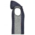 James & Nicholson Ladies Knitted Hybrid Vest