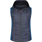 James & Nicholson Ladies Knitted Hybrid Vest