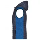 James & Nicholson Ladies Knitted Hybrid Vest