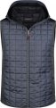 James & Nicholson Men's Knitted Hybrid Vest