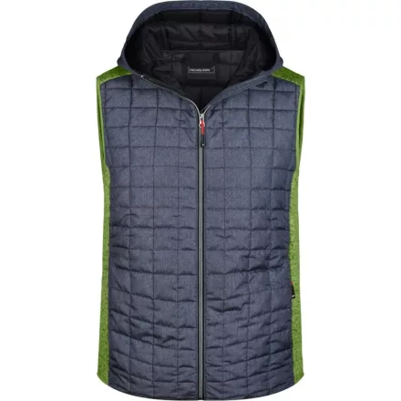 James & Nicholson Men's Knitted Hybrid Vest