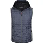James & Nicholson Men's Knitted Hybrid Vest