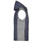 James & Nicholson Men's Knitted Hybrid Vest