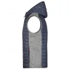 James & Nicholson Men's Knitted Hybrid Vest