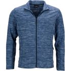 James & Nicholson Men's Melange Fleece Jacket