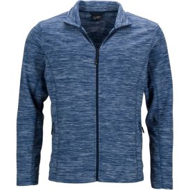 James & Nicholson Men's Melange Fleece Jacket