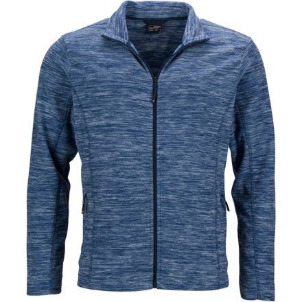 James & Nicholson Men's Melange Fleece Jacket