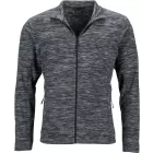 James & Nicholson Men's Melange Fleece Jacket