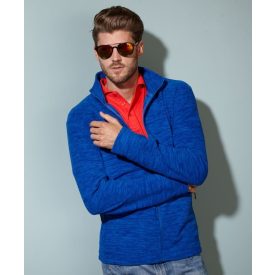 James & Nicholson Men's Melange Fleece Jacket