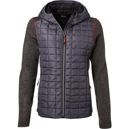 James & Nicholson Ladies Knitted Hybrid Jacket
