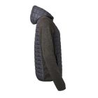 James & Nicholson Ladies Knitted Hybrid Jacket