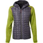 James & Nicholson Ladies Knitted Hybrid Jacket