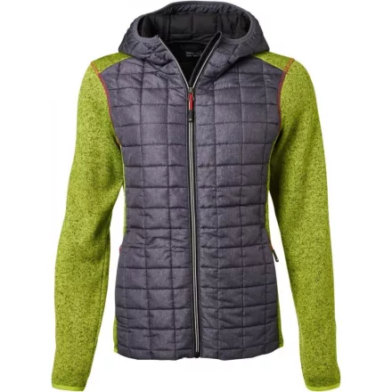 James & Nicholson Ladies Knitted Hybrid Jacket