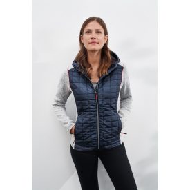 James & Nicholson Ladies Knitted Hybrid Jacket