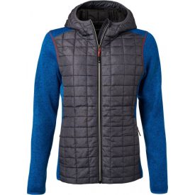 James & Nicholson Ladies Knitted Hybrid Jacket