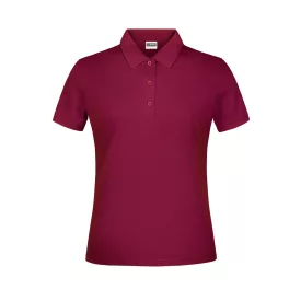 James&Nicholson galléros női póló Piqué 180 wine