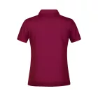 James&Nicholson galléros női póló Piqué 180 wine