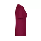 James&Nicholson galléros női póló Piqué 180 wine