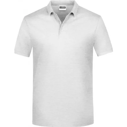 James&Nicholson galléros póló Piqué 180 hamuszürke