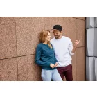 James&Nicholson pulóver Raglan Sweat 280 fehér