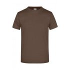 James&Nicholson póló JN002 Heavy T 180 barna
