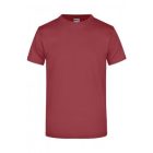 James&Nicholson póló JN002 Heavy T 180 bordó
