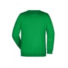 James&Nicholson pulóver Heavy Sweat 300 páfrány zöld