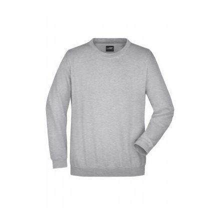 James&Nicholson pulóver Heavy Sweat 300 melírozott szürke