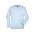 James&Nicholson pulóver Heavy Sweat 300 világos kék