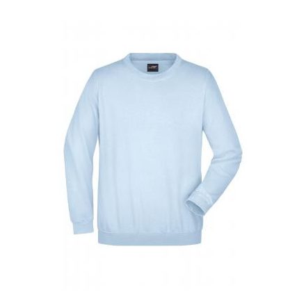 James&Nicholson pulóver Heavy Sweat 300 világos kék