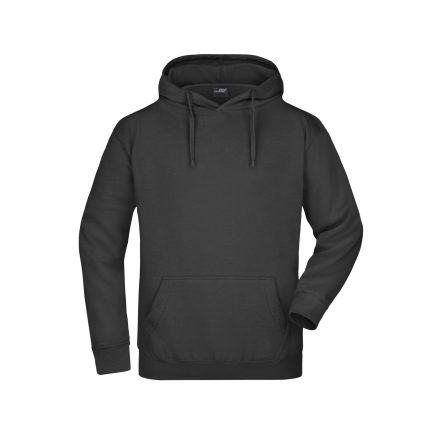 James&Nicholson pulóver Hooded Sweat 300 fekete