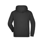James&Nicholson pulóver Hooded Sweat 300 fekete