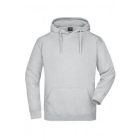 James&Nicholson pulóver Hooded Sweat 300 melírozott szürke