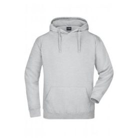   James&Nicholson pulóver Hooded Sweat 300 melírozott szürke