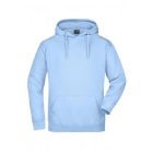 James&Nicholson pulóver Hooded Sweat 300 világoskék