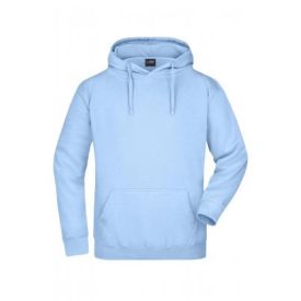 James&Nicholson pulóver Hooded Sweat 300 világoskék