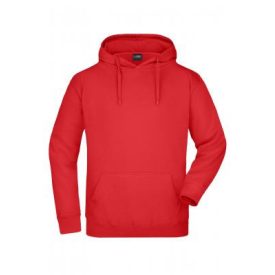 James&Nicholson pulóver Hooded Sweat 300 piros