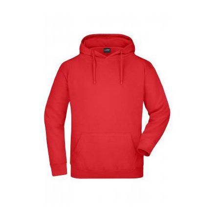 James&Nicholson pulóver Hooded Sweat 300 piros