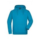 James&Nicholson pulóver Hooded Sweat 300 türkiz