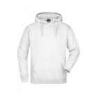 James&Nicholson pulóver Hooded Sweat 300 fehér
